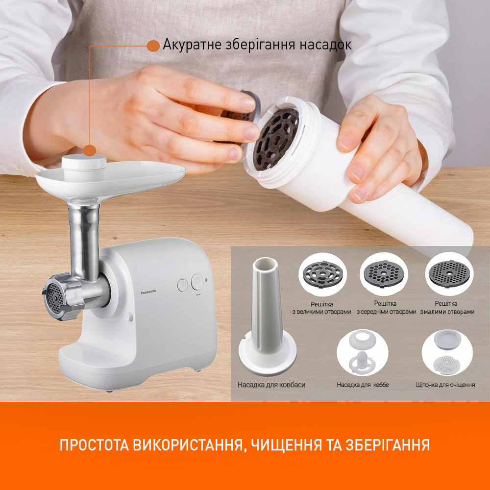 Мясорубка Panasonic MK-GX1700WTQ — фото