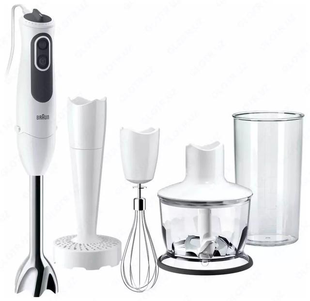 Погружной блендер 4 в 1 Braun Minipimer 3 MQ3137WH