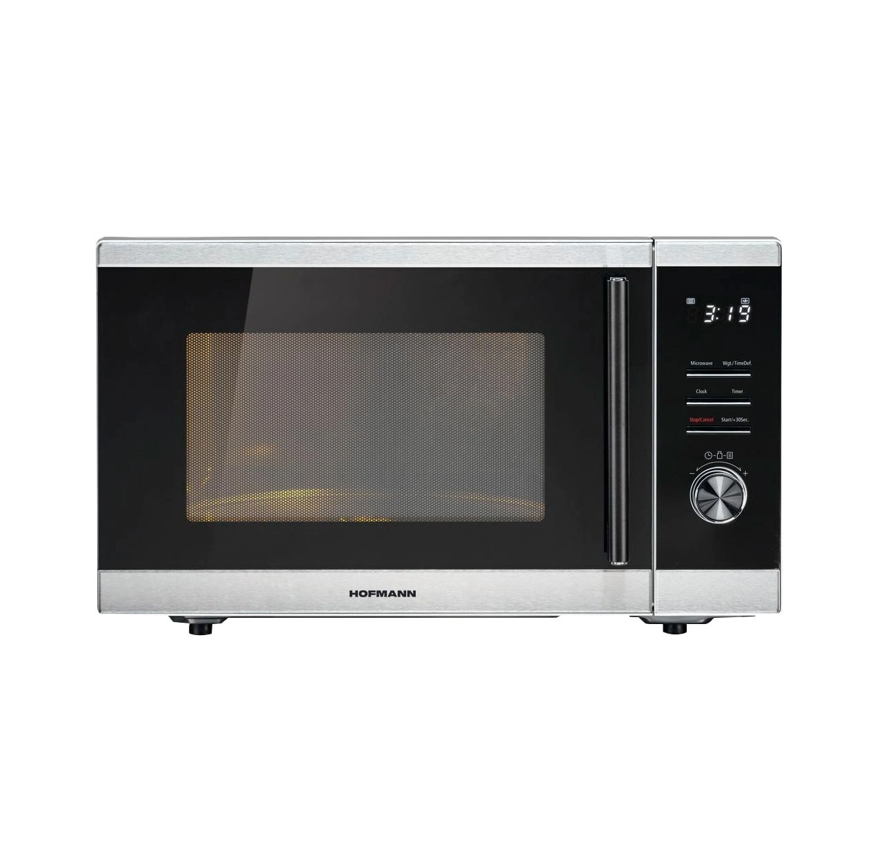 Микроволновая печь "Hofmann" MW925DHIBK/HF (Черная/Серебристая) 25 л, Гриль