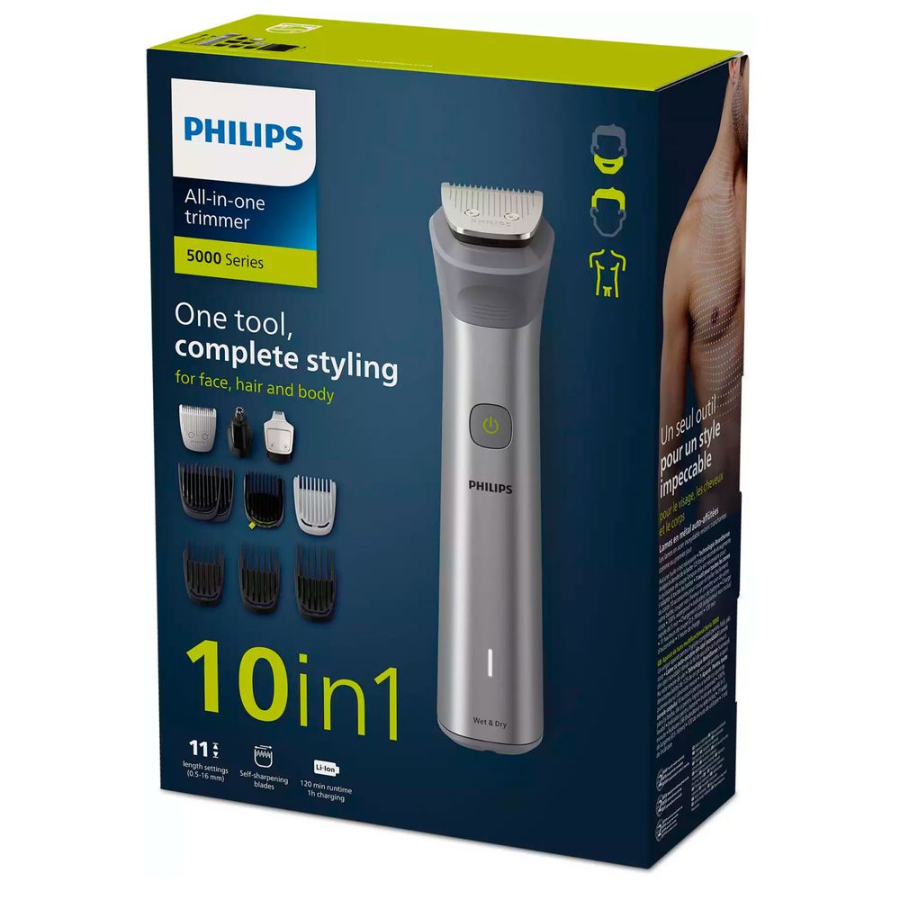Триммер Philips MG5920/15 Series 5000 10 в 1 для лица, волос и бороды