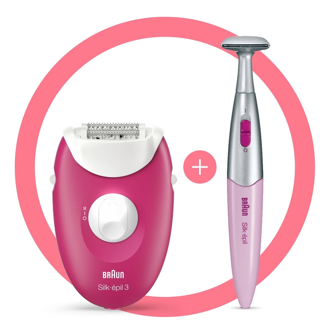 Эпилятор Braun Silk-epil 3 - 3420 + триммер для бикини