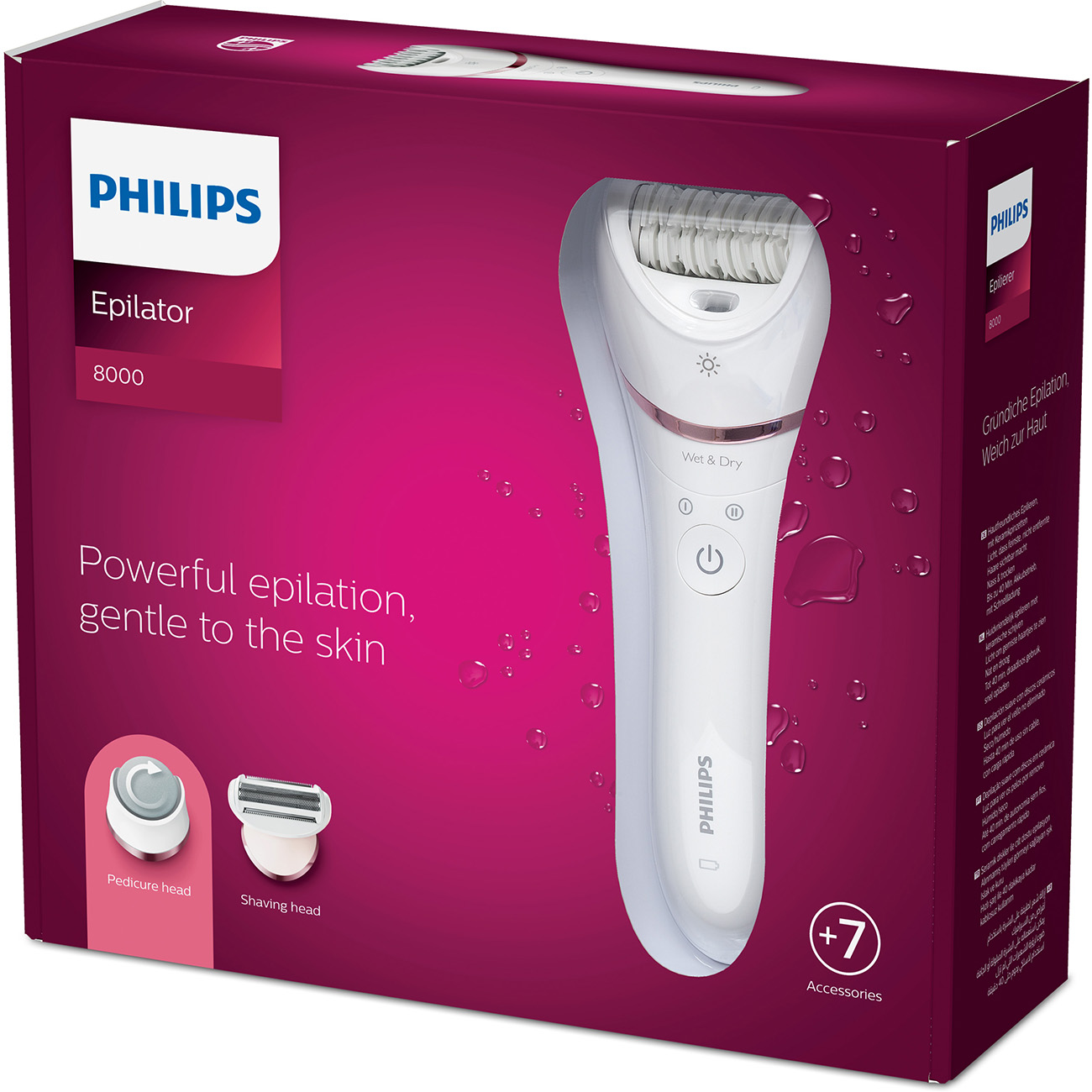 Эпилятор Philips BRE730/10 Epilator Series 8000