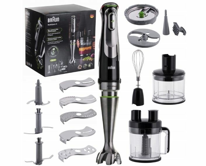 Погружной блендер Braun MultiQuick 9 MQ9175XL 1200 Вт, черный