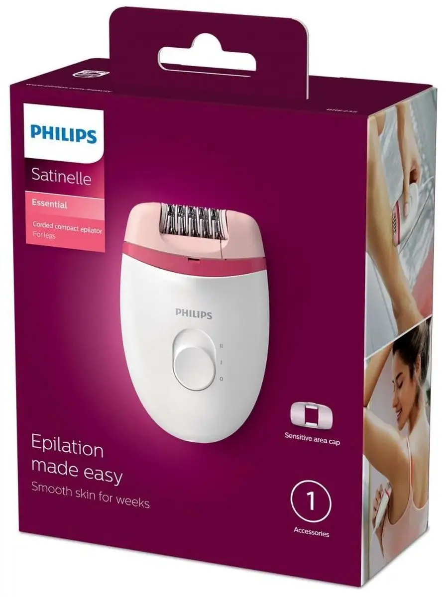 Эпилятор Philips BRE235/00 Satinelle