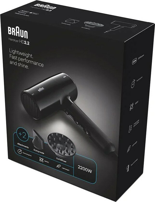 Фен  Braun BRHD225SDE
