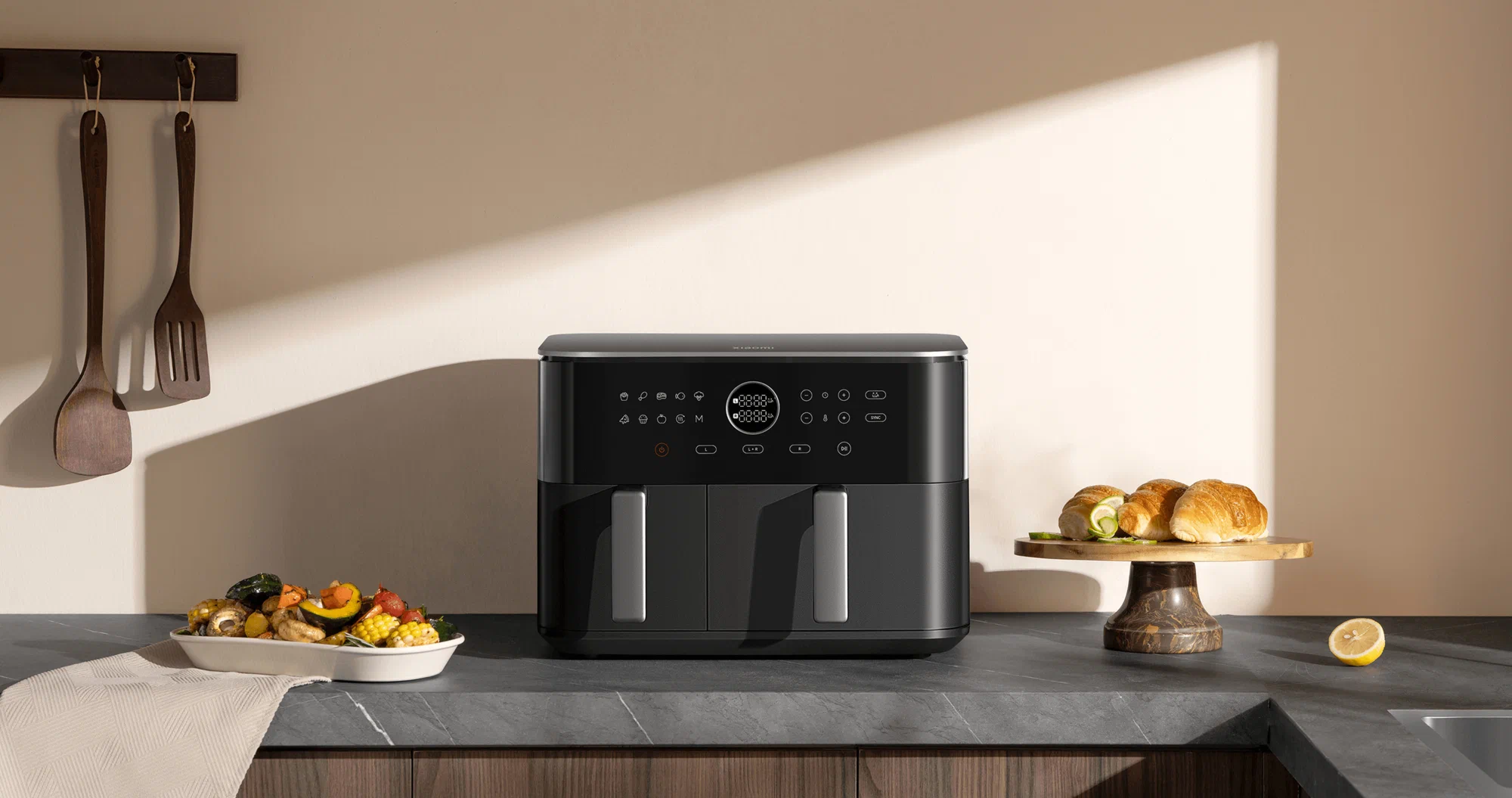Аэрогриль фритюрница Xiaomi Dual Zone Air Fryer 10L Global