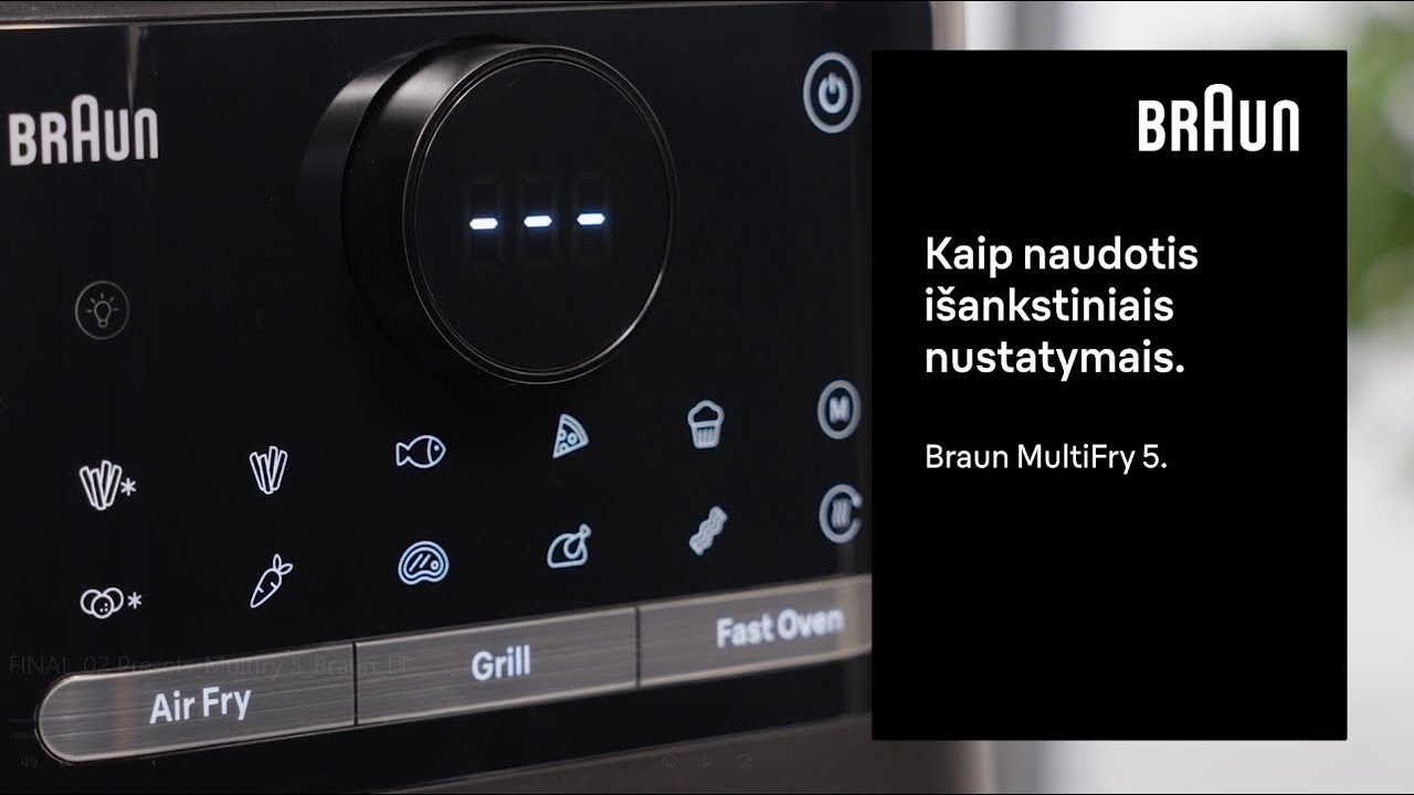 Аэрогриль, (аэрофритюрница) Braun HF5050IBK / 6 L