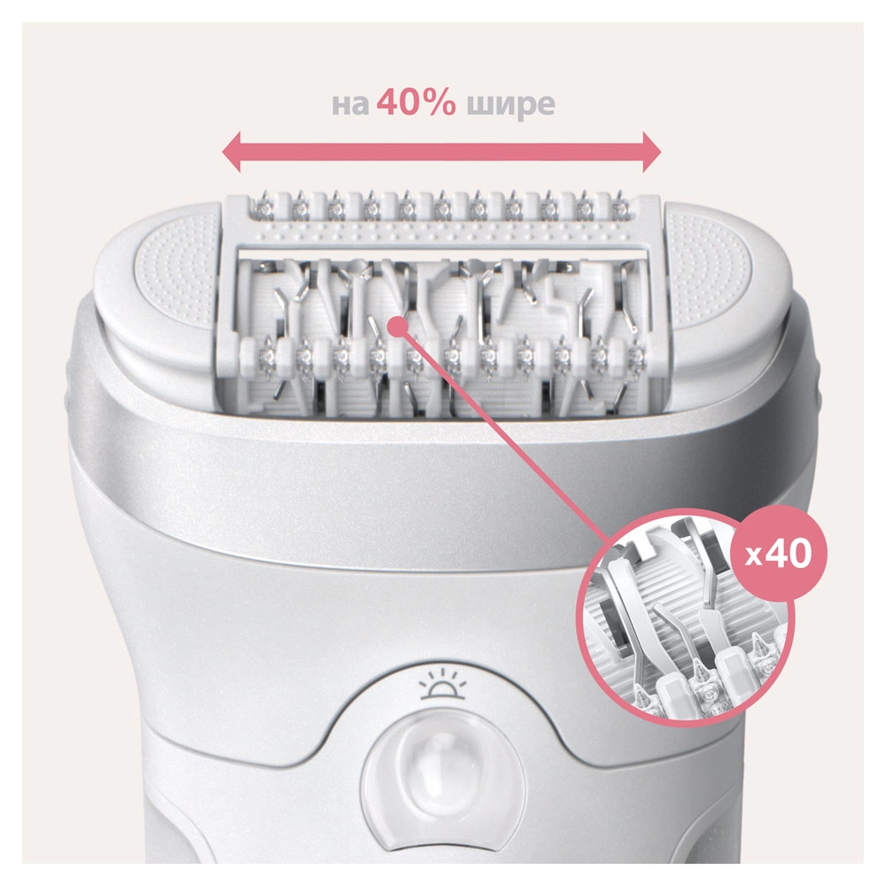 Эпилятор Braun S7 SE 7-041 Silver с бритвенной насадкой