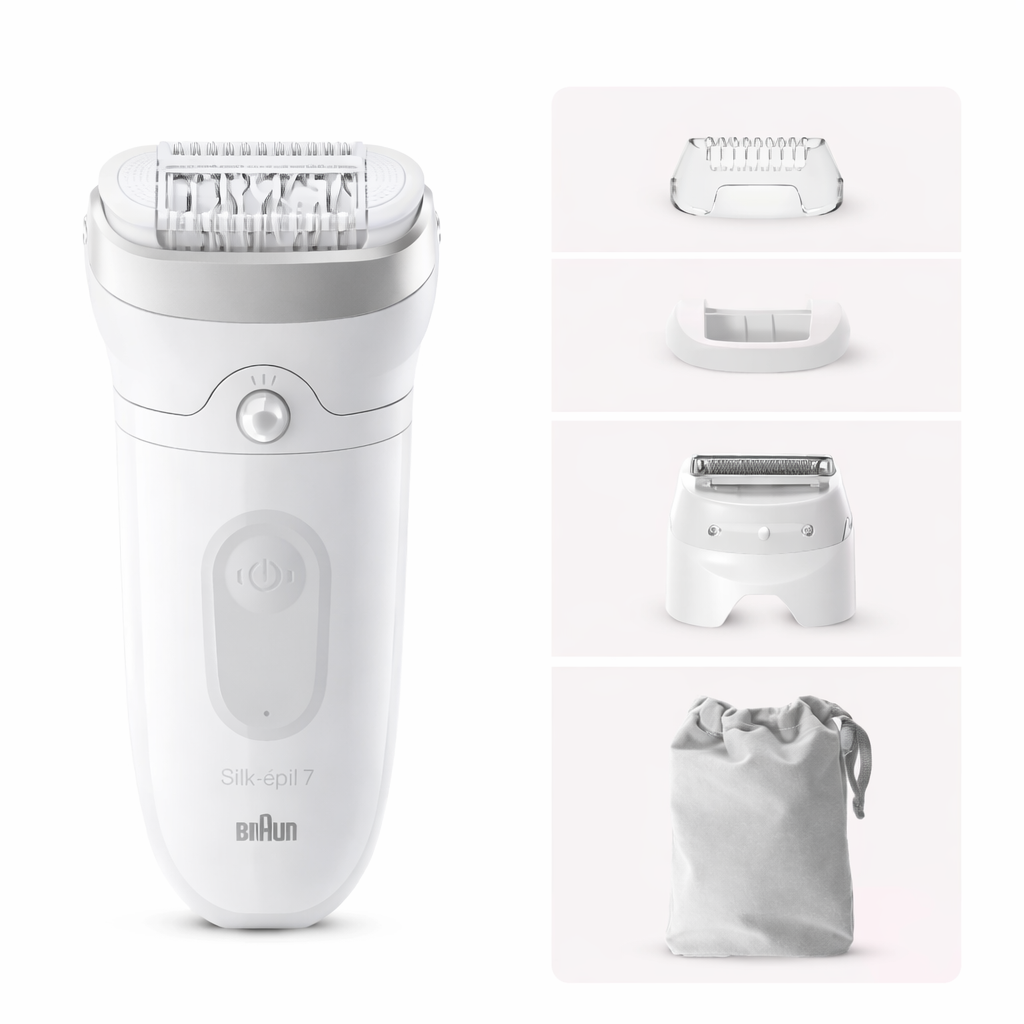 Эпилятор Braun S7 SE 7-041 Silver с бритвенной насадкой