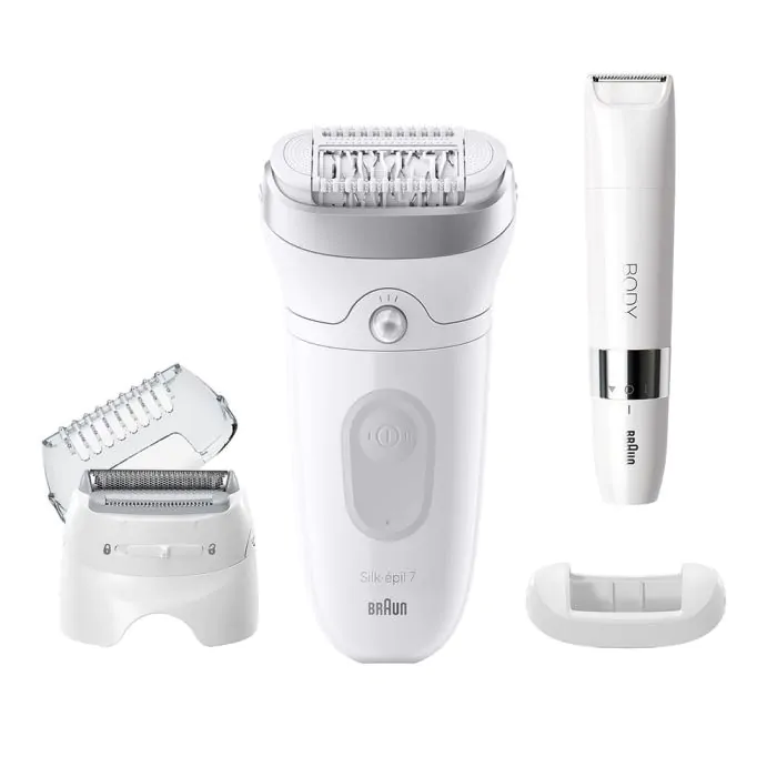 Эпилятор Braun S7 SE 7-441 Silver + Триммер для тела BS1000