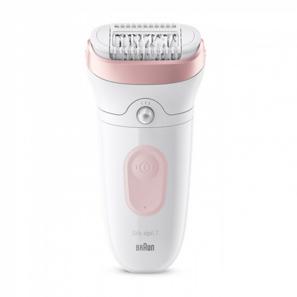 Эпилятор Braun S7 SE 7-060 Flamingo с бритвенной насадкой и щеткой для тела