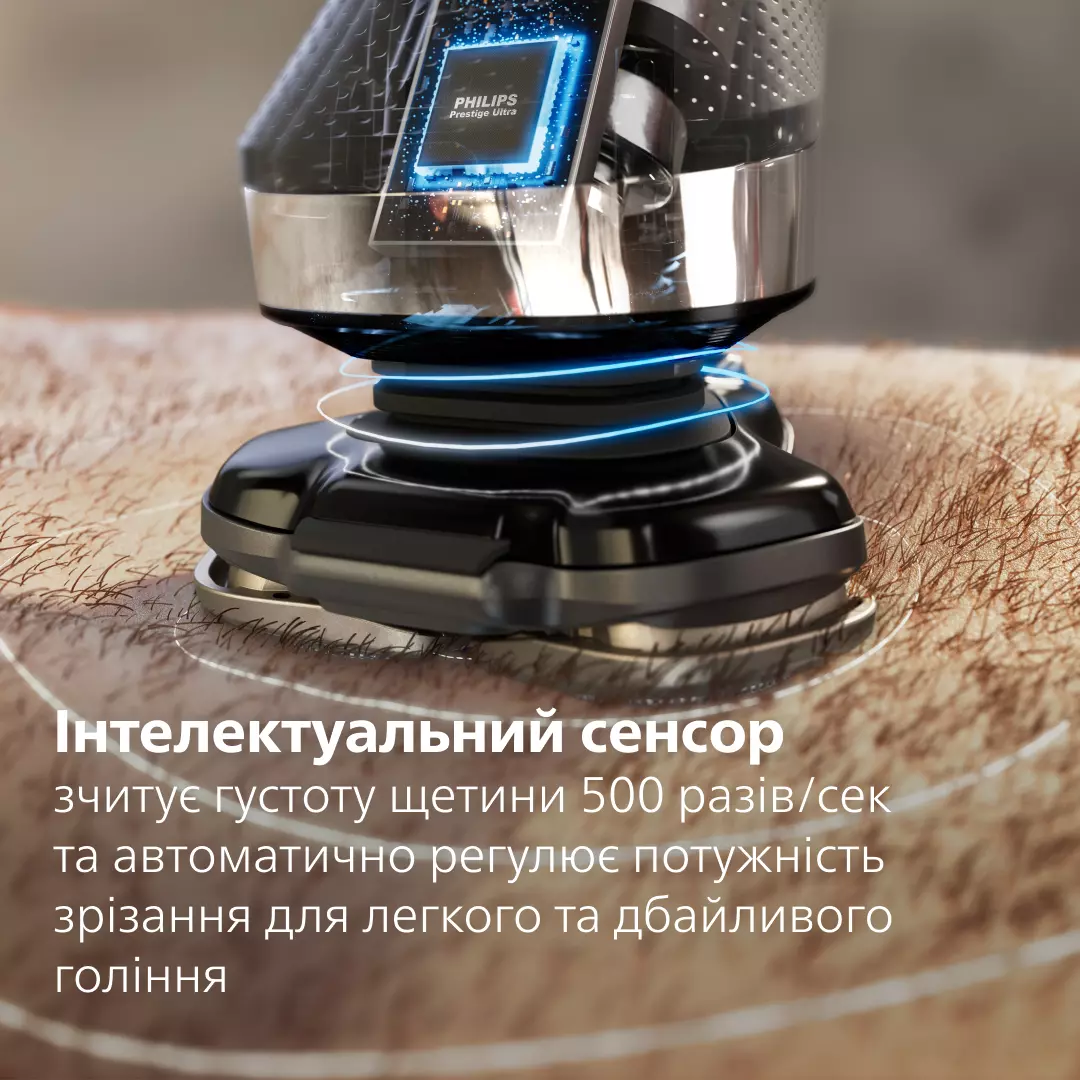 Электрическая бритва Philips i9000 Prestige Ultra XP9404/31 для влажного и сухого бритья с технологией SkinIQ Pro