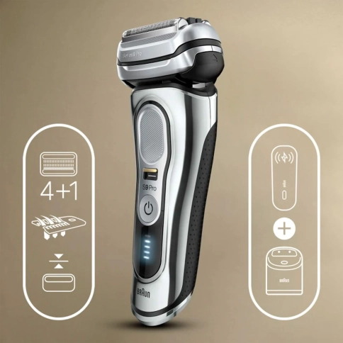 Электробритва Braun Серии 9 Pro+ 9597cc со станцией SmartCare и насадкой ProComfort