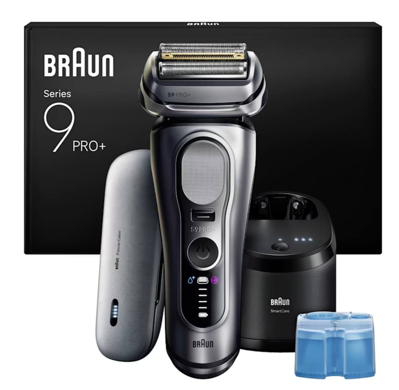 Электробритва Braun Серии 9 Pro+ 9677cce, с футляром PowerCase