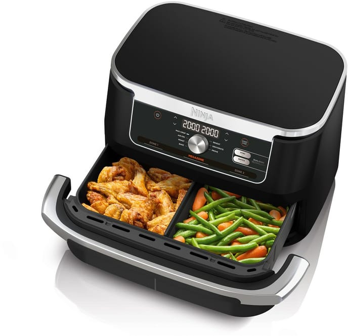 Аэрогриль, (аэрофритюрница) Ninja Foodi FlexDrawer AF500 на 10,4 л
