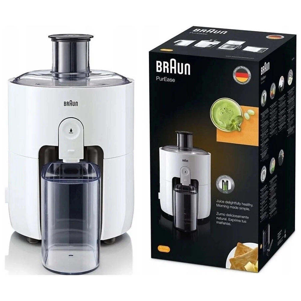 Соковыжималка компактная BRAUN SJ3100WH/BK