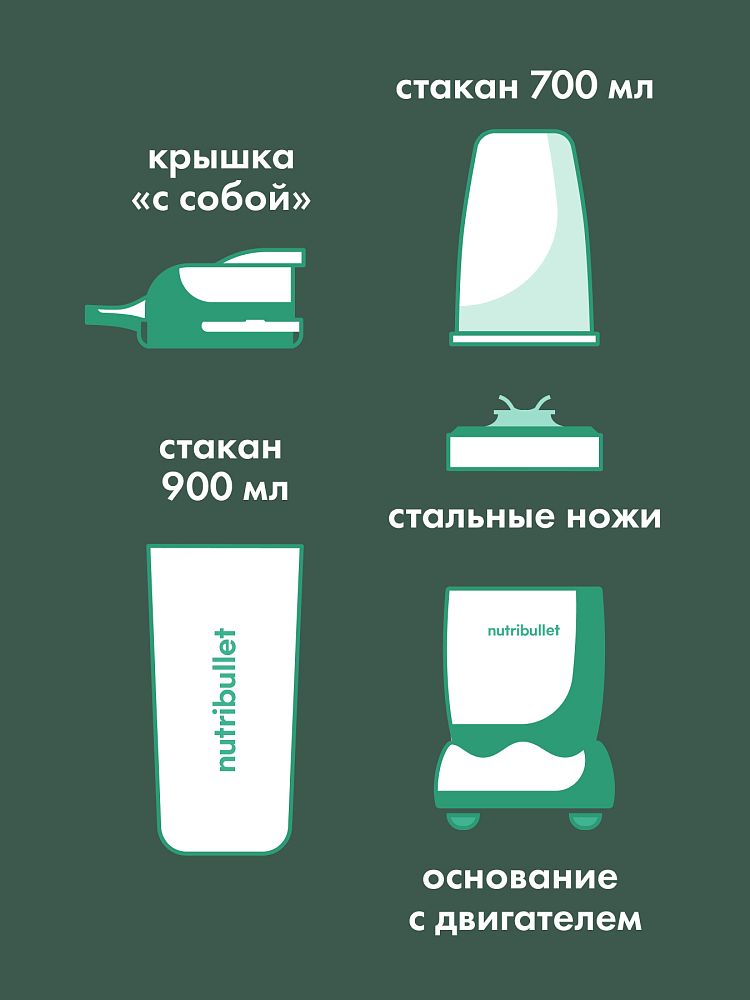Блендер NutriBullet PRO NB908MAJD
