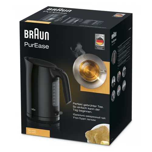 Электрический чайник BRAUN WK3100BK/WH