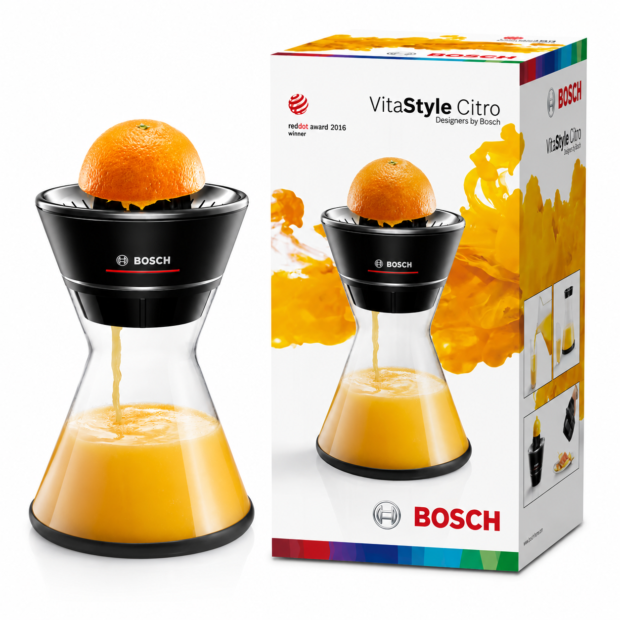 Соковыжималка цитрусовая Bosch MCP72GPB VitaStyle Citro