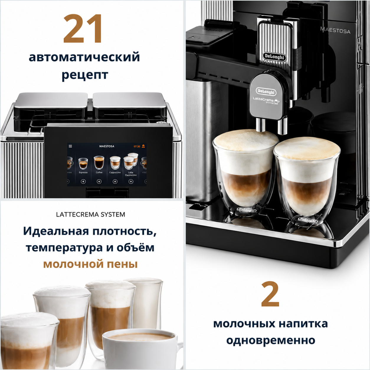Kофемашина DeLonghi EPAM960.75.GLM Maestosa