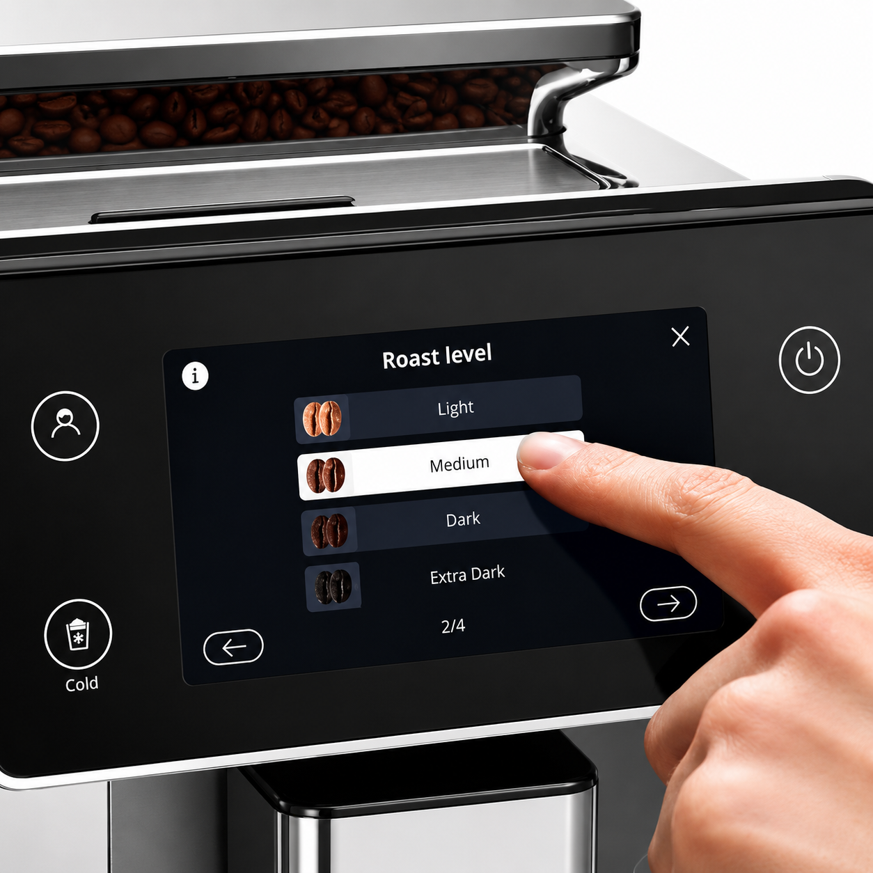 Kофемашина DeLonghi ECAM630.75.TSM PrimaDonna Aromatic