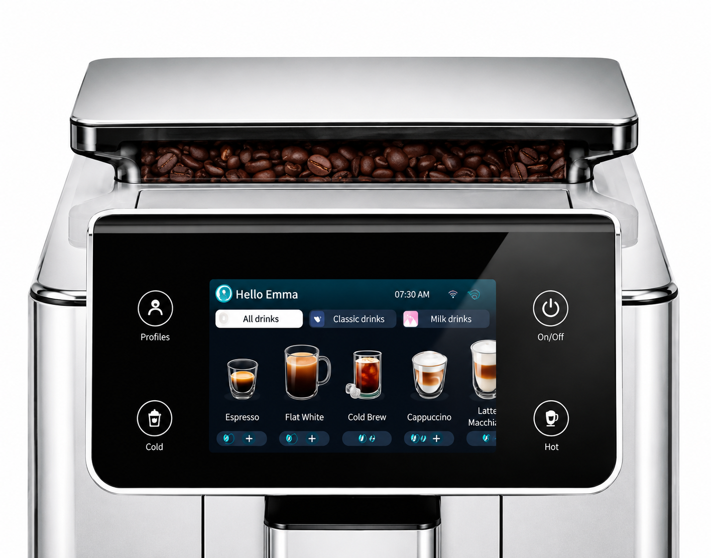 Kофемашина DeLonghi ECAM630.75.TSM PrimaDonna Aromatic