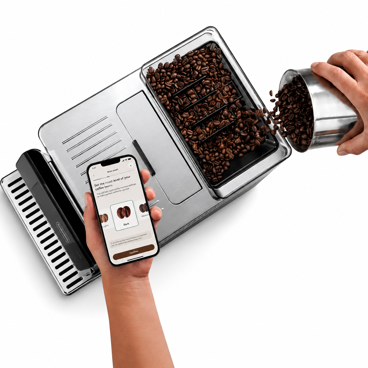 Kофемашина DeLonghi ECAM630.75.TSM PrimaDonna Aromatic