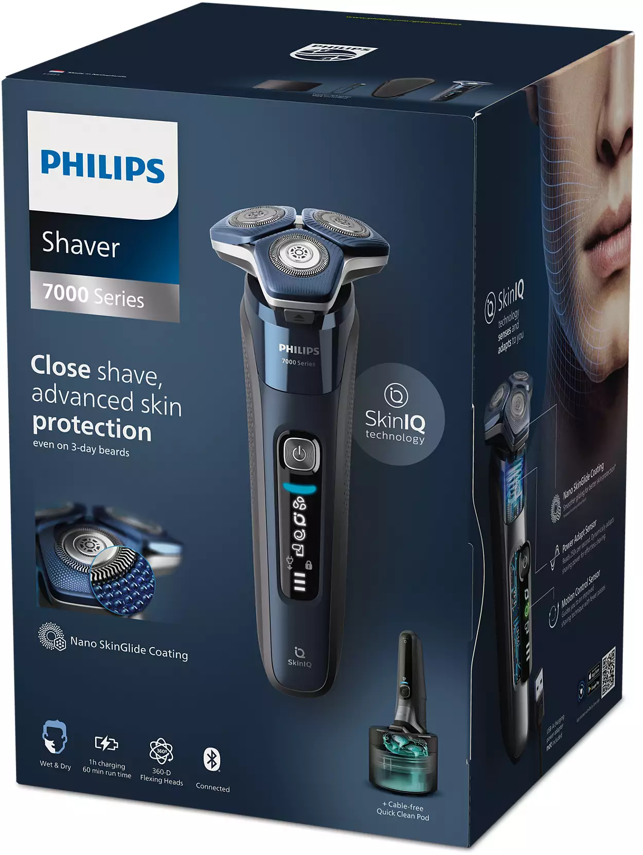 Электробритва PHILIPS Series 7000 SkinIQ S7885/55