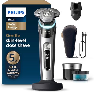 Электрическая бритва Philips i9000 Prestige Ultra XP9404/31 для влажного и сухого бритья с технологией SkinIQ Pro