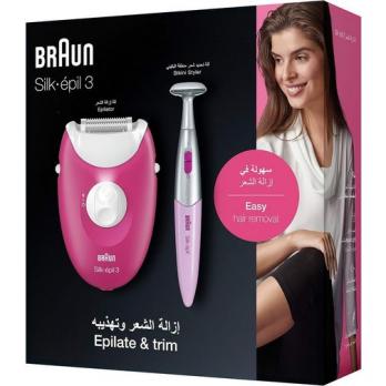 Эпилятор Braun Silk-epil 3 - 3420 + триммер для бикини