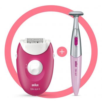 Эпилятор Braun Silk-epil 3 - 3420 + триммер для бикини