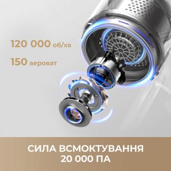 Вертикальный беспроводной пылесос DREAME R20 Aqua