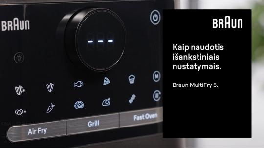 Аэрогриль, (аэрофритюрница) Braun HF5050IBK / 5,6 L